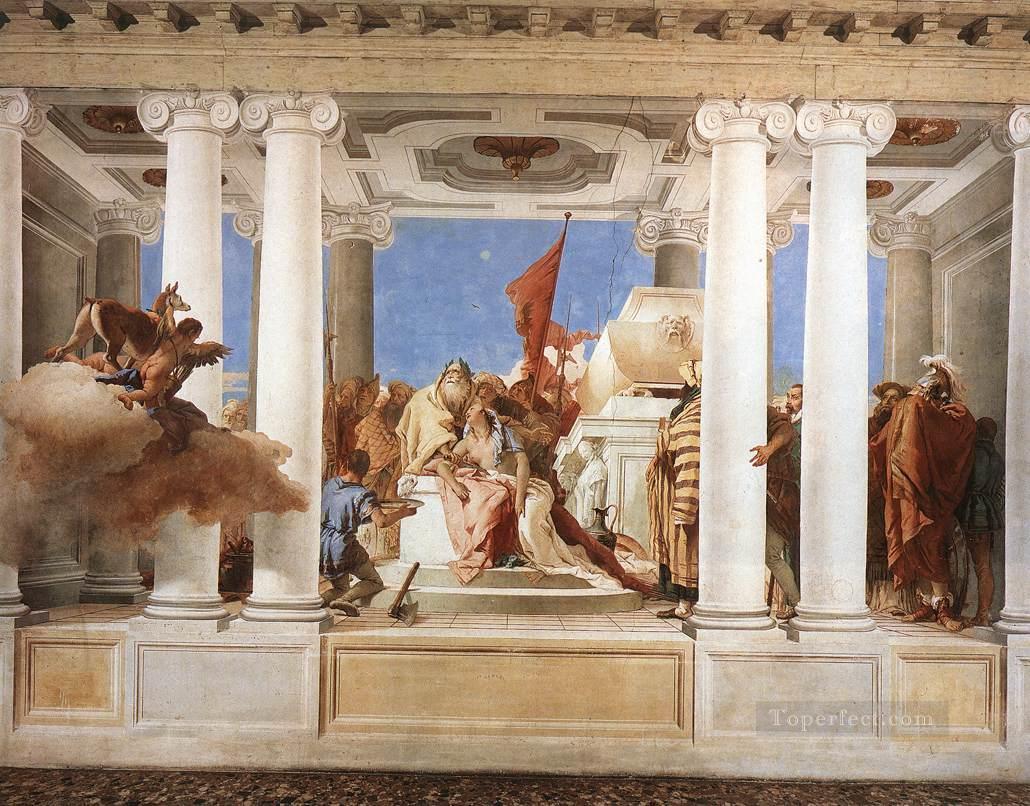 Villa Valmarana The Sacrifice of Iphigenia Giovanni Battista Tiepolo Oil Paintings